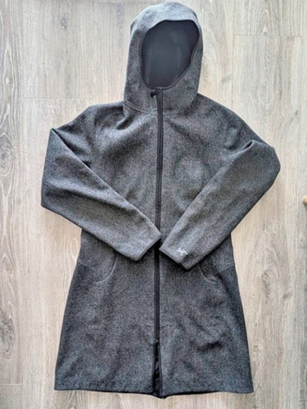 Arc'teryx Lanea Grey Wool-blend Coat